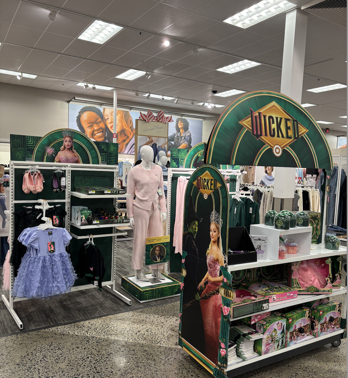 Advertisements of Wicked at Target 